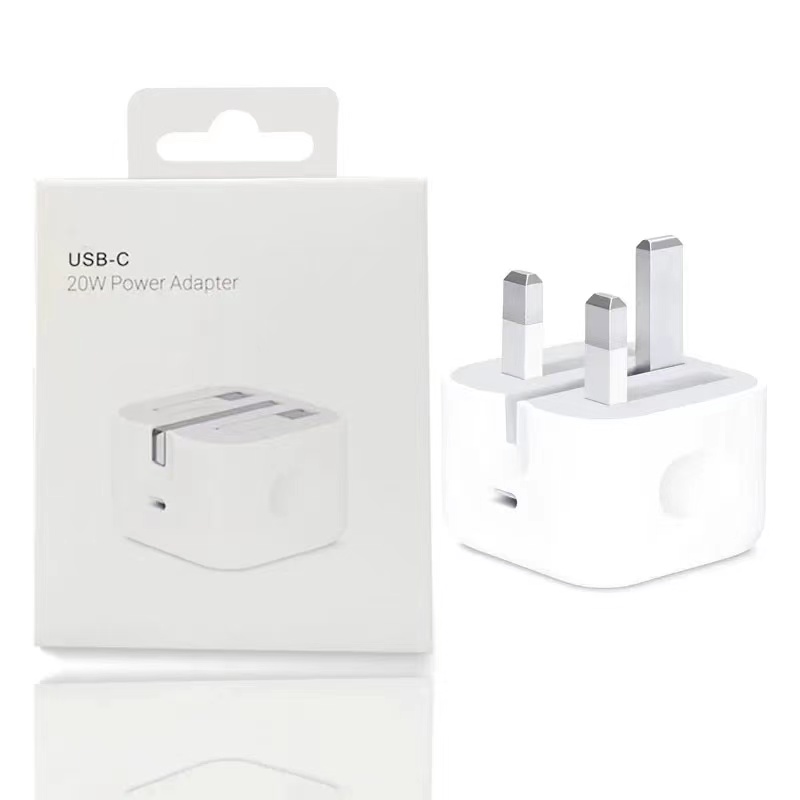 20W USB C UK Power Adapter Plu