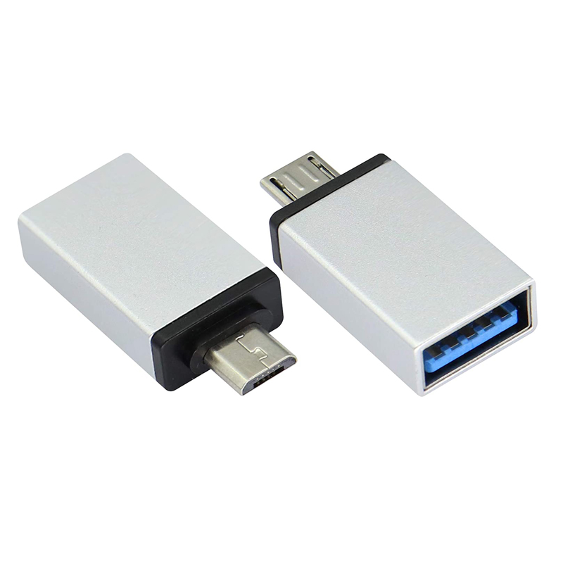 OTG Micro to USB Adapter Aluminum Alloy 