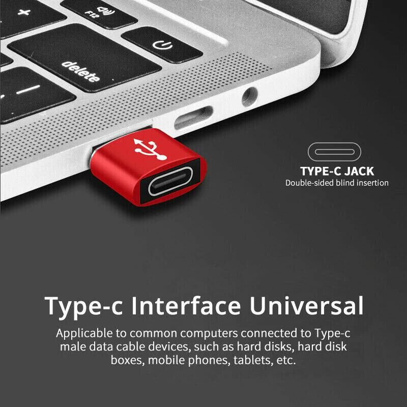 Usb C Female To Usb Male Adapter Type C 